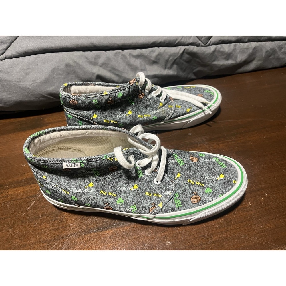 VANS Vault X Chukka Fergadelic Acid Wash Shoes Sk8 Hi Mens Size 12 Sneakers